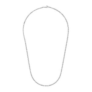 45cm Box Chain + 3D Leaf Pendant – 925 Italy Silver