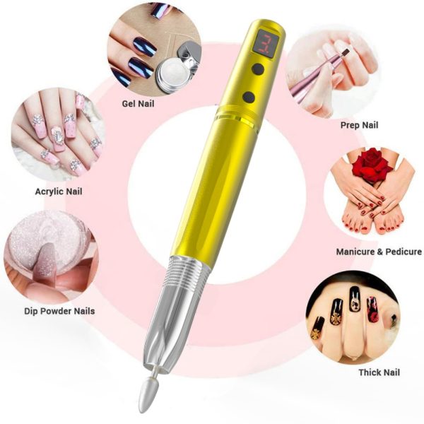 Cordless Electric USB Rechargeable Manicure Pedicure Set - Image 4